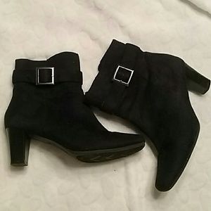 Black suade ankle Boots